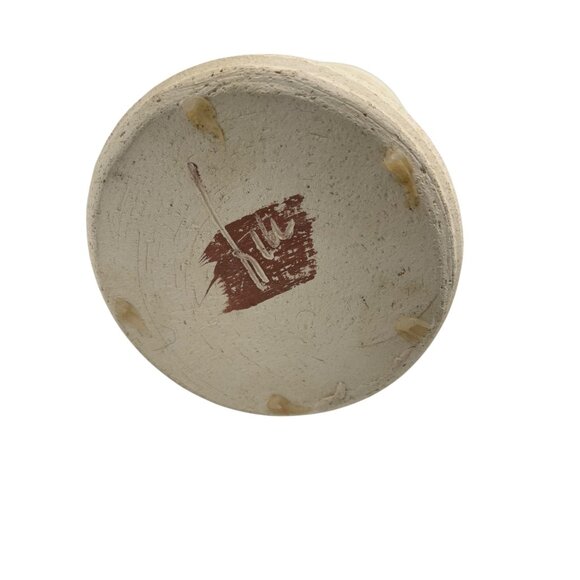 Vintage Signed Wine Chiller Pottery Vase Wine Chateau Elan 9" - Picture 6 of 13